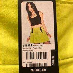 Dolls Kill Horoscopez Intense Aura Pleated Skirt